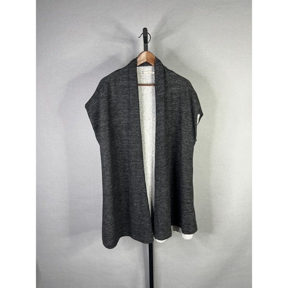 Soft Surroundings Sweaters - Soft Surroundings Open Front Cardigan Womens  Large / XL Gray  Knit Fleece Cozy